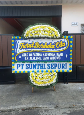 Papan Bunga Duka di Pakantan